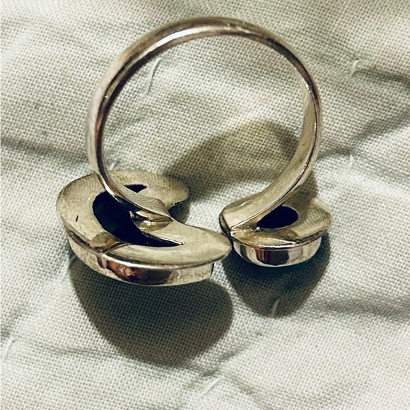 Sterling 925 moon/ crescent moon ring - Picture 6 of 8